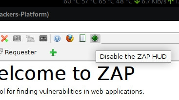 Disable ZAP HUD